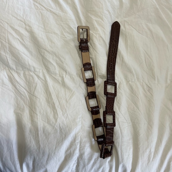 Vintage leather belt - Picture 2 of 6